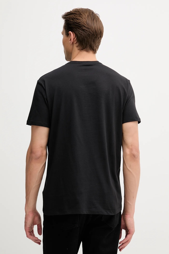 Bavlněné tričko Calvin Klein Jeans LV04RC844G černá AW25