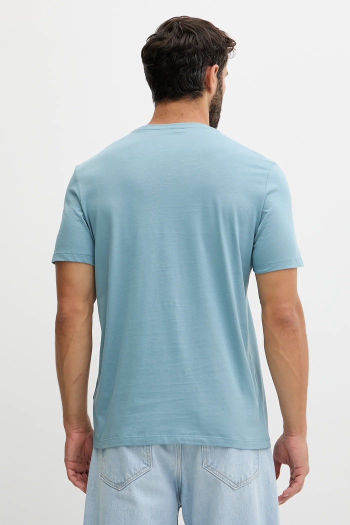Calvin Klein Jeans tričko pánske bavlnené LV04RC272G modrá SS26