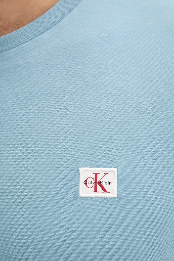 Calvin Klein Jeans tričko pánske bavlnené modrá LV04RC272G