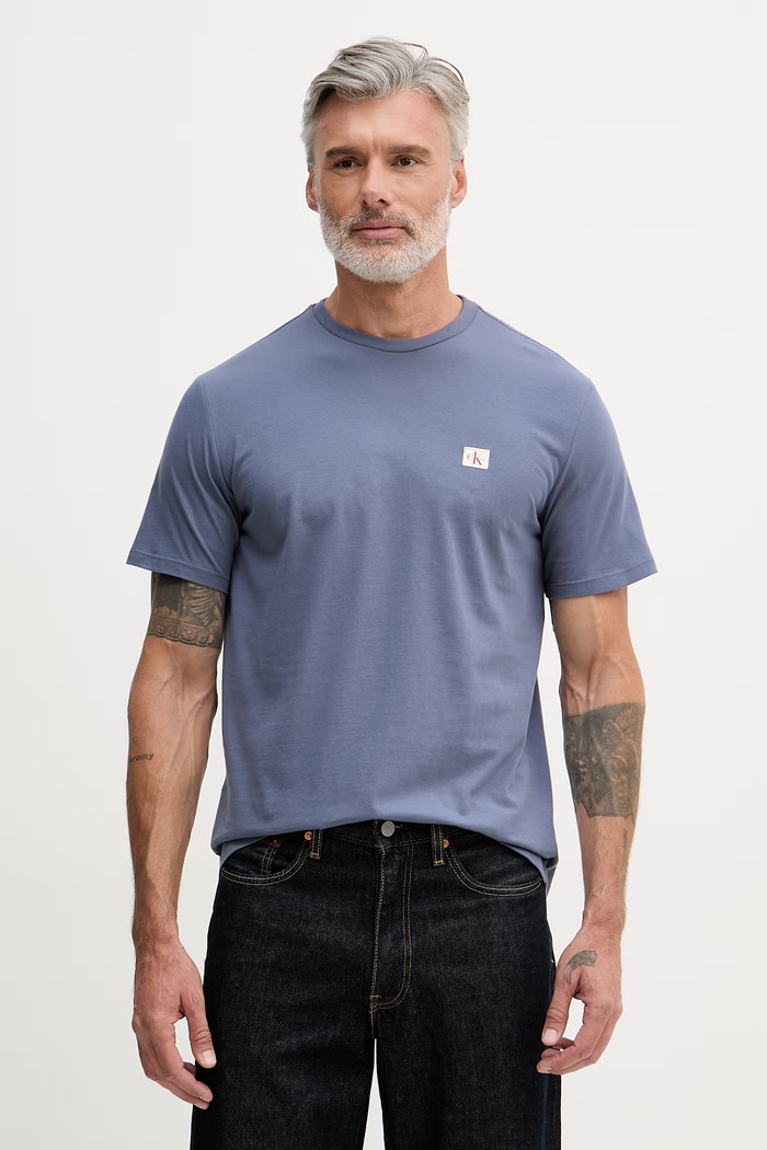 Calvin Klein Jeans tricou pentru bărbați, din bumbac albastru LV04RC272G