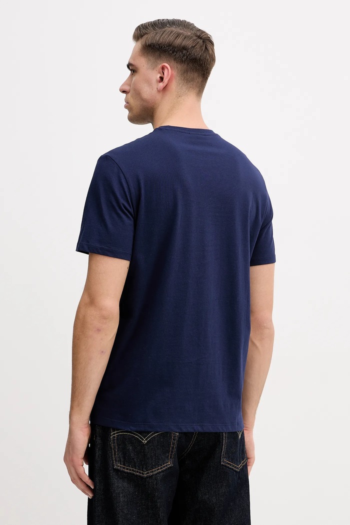 Ρούχα Calvin Klein Jeans t-shirt ανδρικό βαμβακερό LV04RC272G σκούρο μπλε