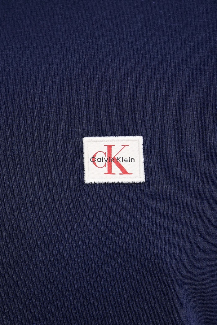 Calvin Klein Jeans t-shirt ανδρικό βαμβακερό LV04RC272G σκούρο μπλε