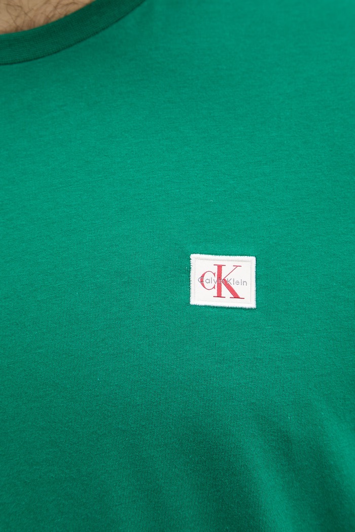 Calvin Klein Jeans tricou bărbați bumbac LV04RC272G verde