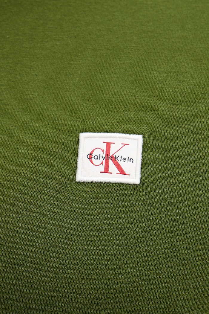 Calvin Klein Jeans pánske bavlnené tričko LV04RC272G zelená