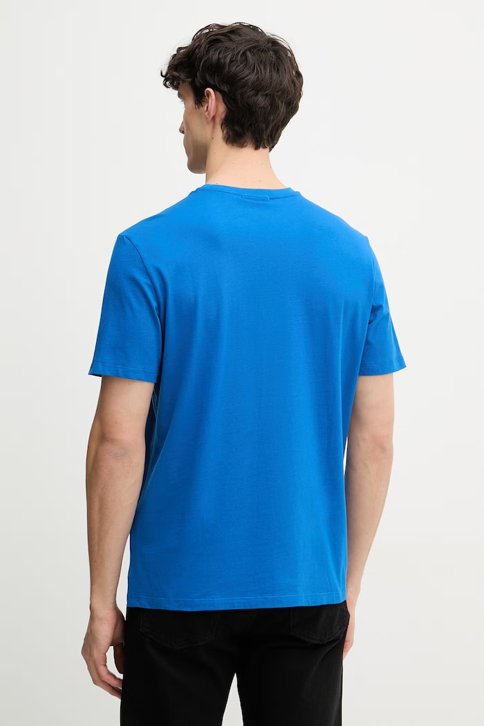 Îmbrăcăminte Calvin Klein Jeans Tricou bărbătesc bumbac LV04RC272G albastru