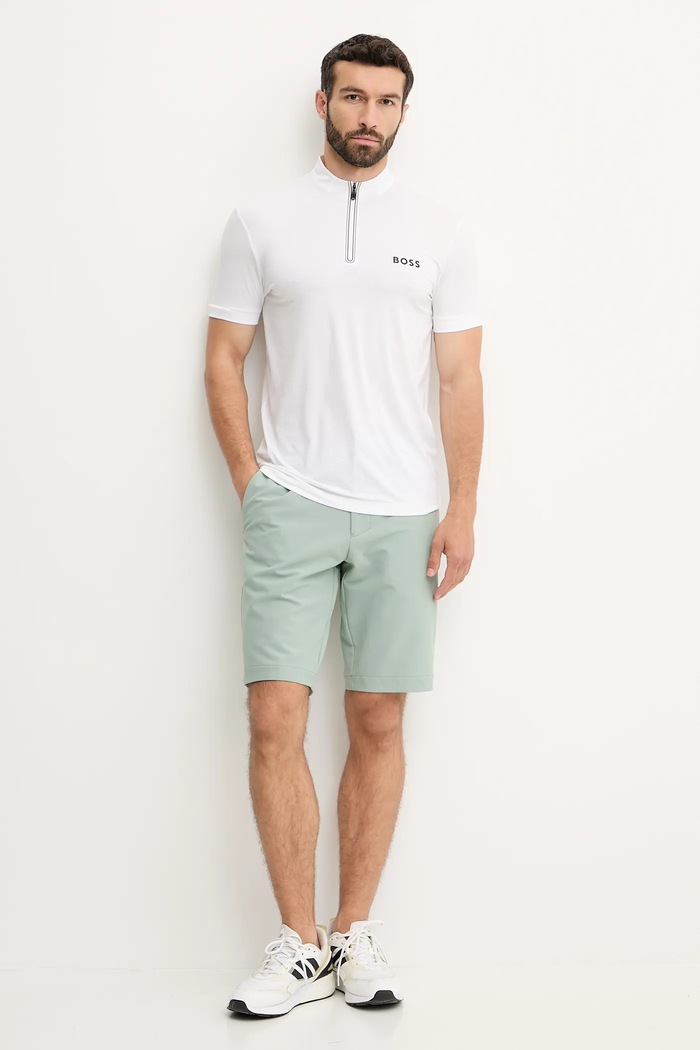 Μπλουζάκι BOSS Green San Jared-C 50543347 λευκό AW25