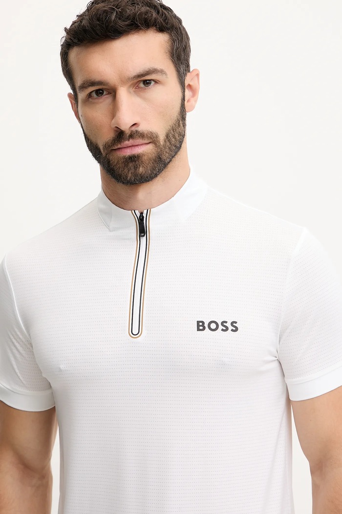 Μπλουζάκι BOSS Green San Jared-C λευκό 50543347