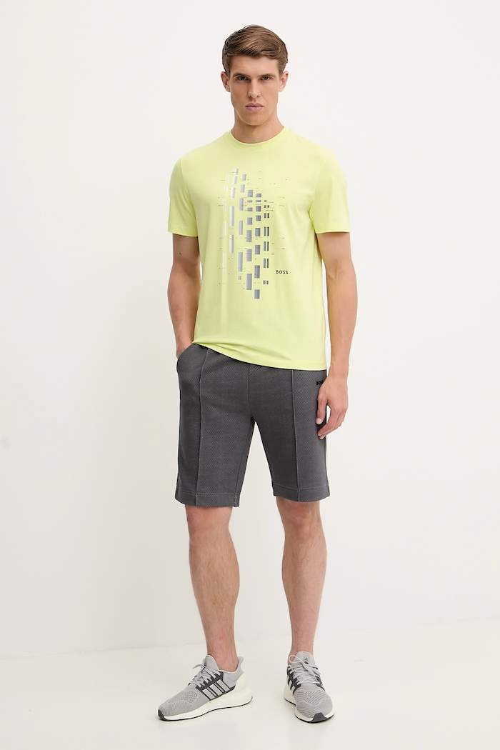 Футболка BOSS Green Tee GRX Zone 50543808 зелёный AW25