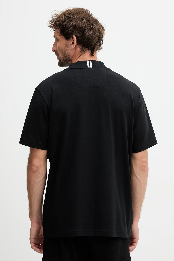 Îmbrăcăminte BOSS Green Tricou Tee Collar Zone 50551139 negru