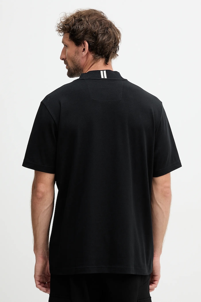 Îmbrăcăminte BOSS Green Tricou Tee Collar Zone 50551139 negru