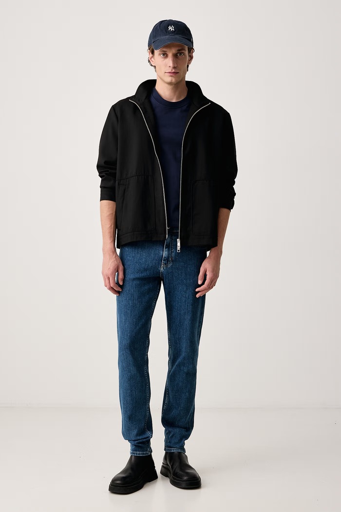 Karl Lagerfeld Jeans Tricou pentru bărbați din bumbac A3M17003 bleumarin AW25