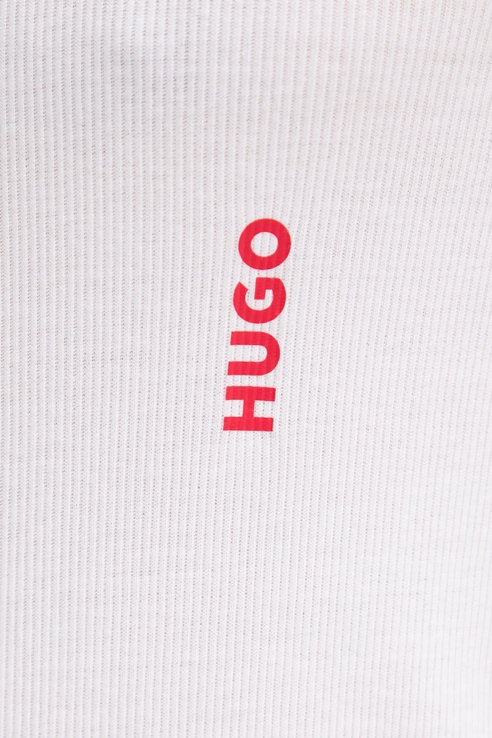 HUGO top pentru bărbați din bumbac TANK TOP TRIPL. PACK pachet de 3 alb 50545681