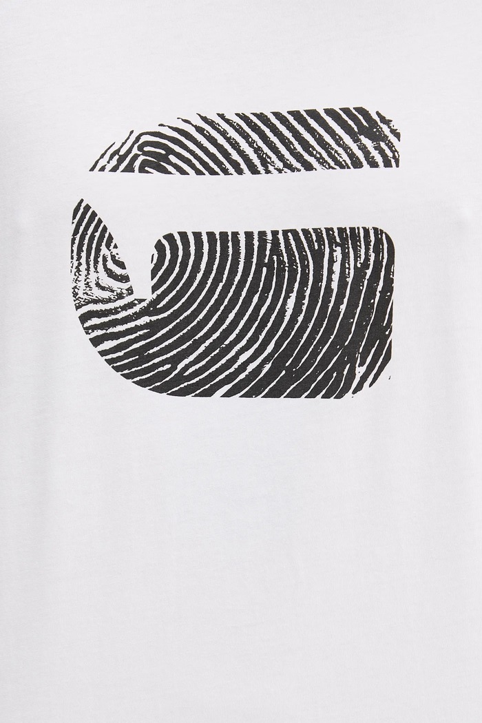 G-Star t-shirt bawełniany D26041.C506 biały