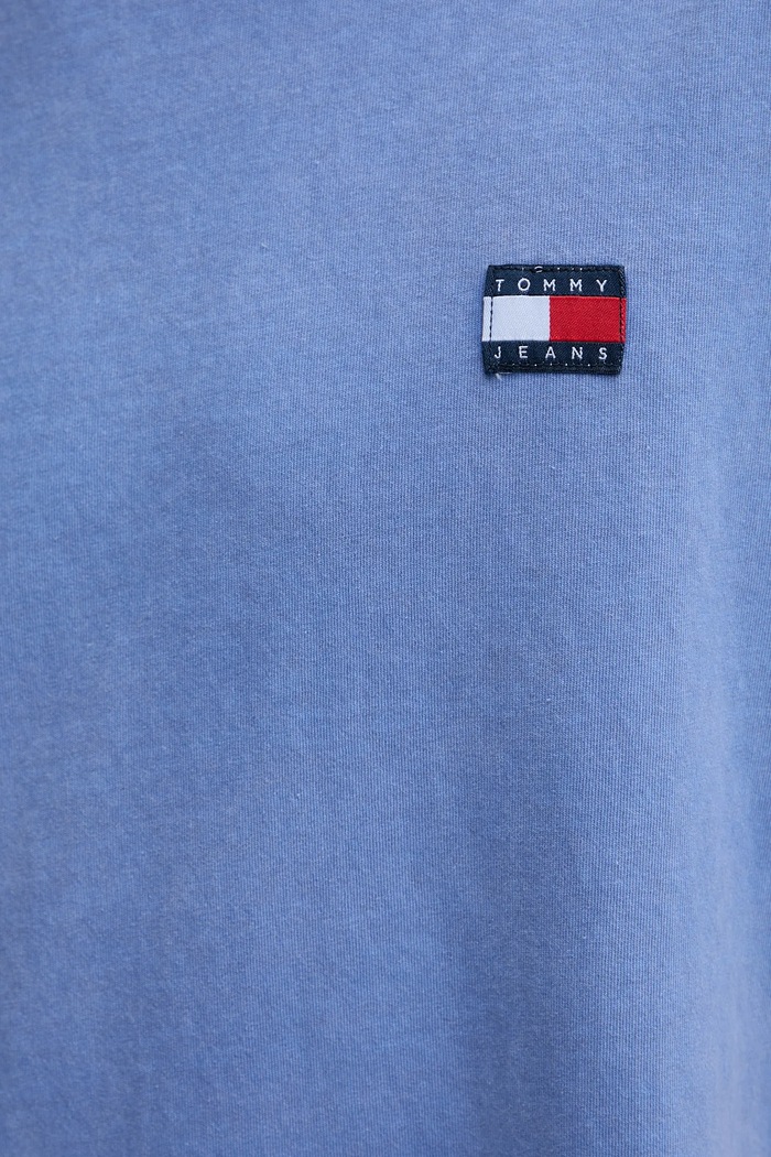 Bavlnené tričko Tommy Jeans DM0DM21975 modrá