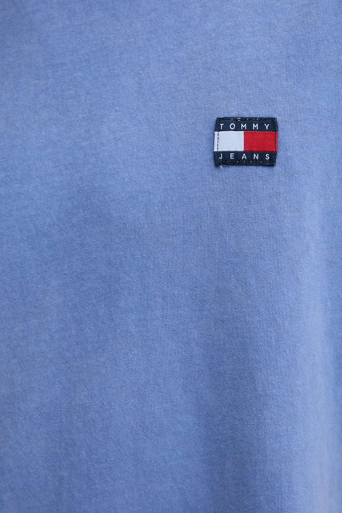 Bavlnené tričko Tommy Jeans DM0DM21975 modrá