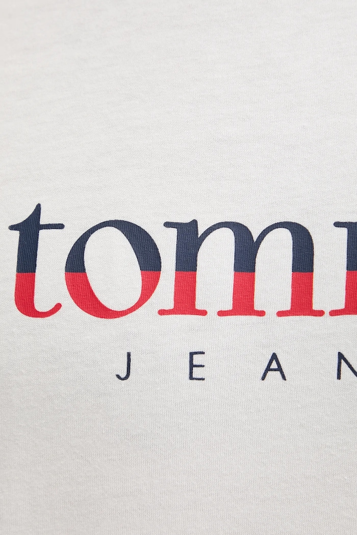 Tommy Jeans t-shirt bawełniany biały DM0DM21978