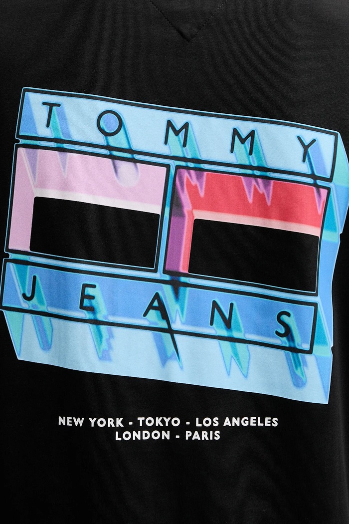Tommy Jeans t-shirt bawełniany DM0DM21980 czarny
