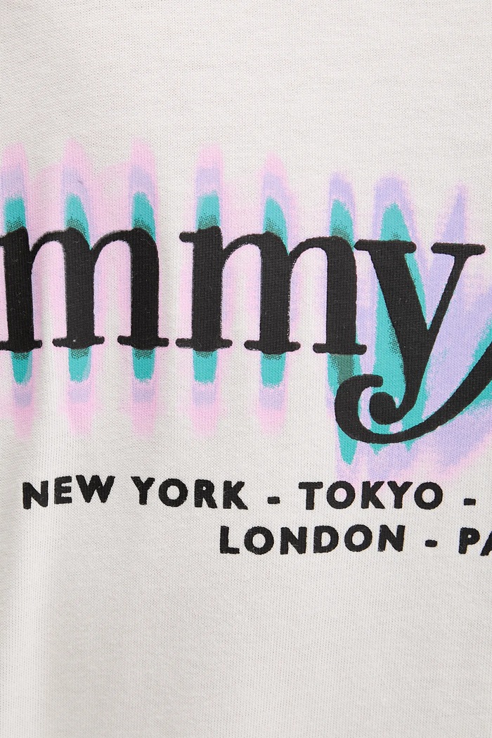 Bavlnené tričko Tommy Jeans béžová DM0DM21982