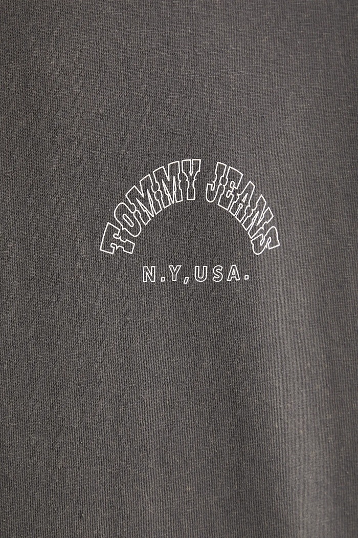 Bavlnené tričko Tommy Jeans DM0DM22059 sivá
