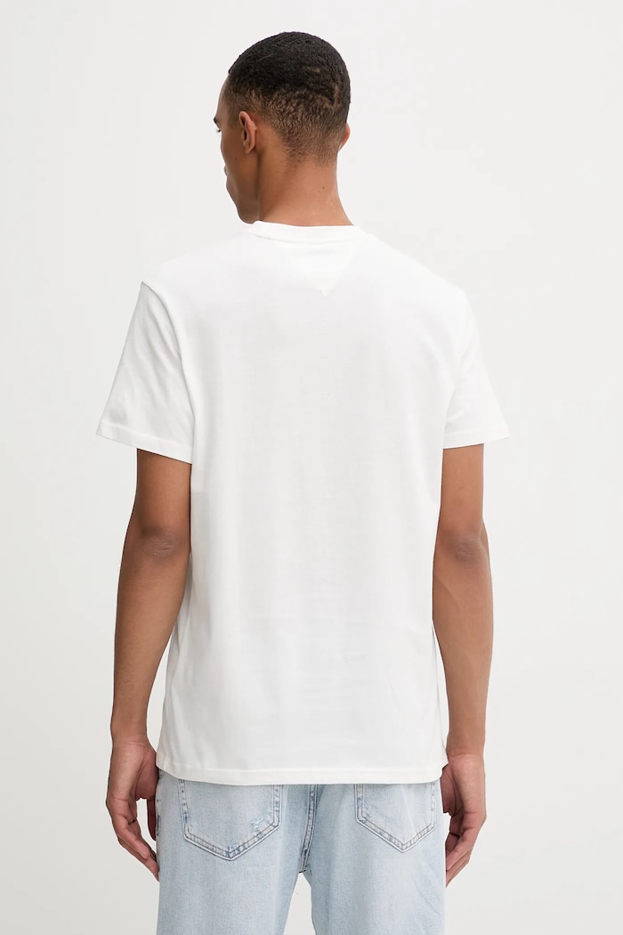 Îmbrăcăminte Tommy Jeans tricou din bumbac DM0DM22127 bej
