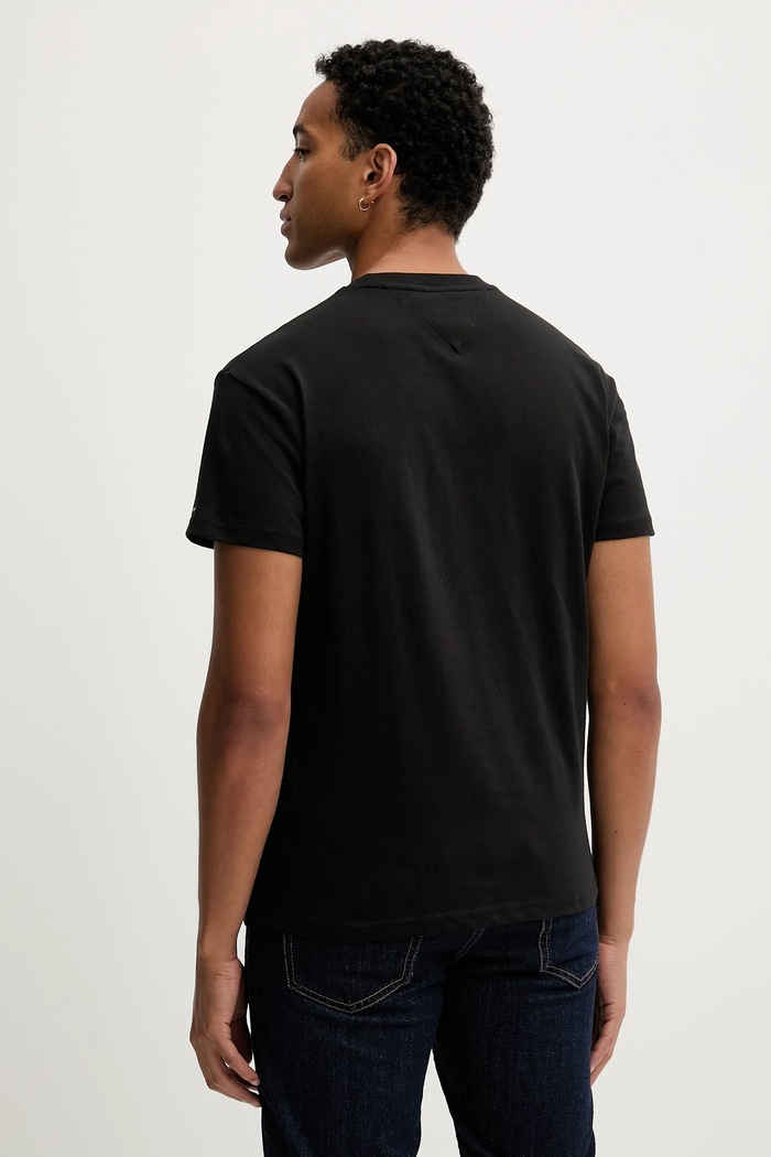 Oblečenie Bavlnené tričko Tommy Jeans DM0DM22464 čierna