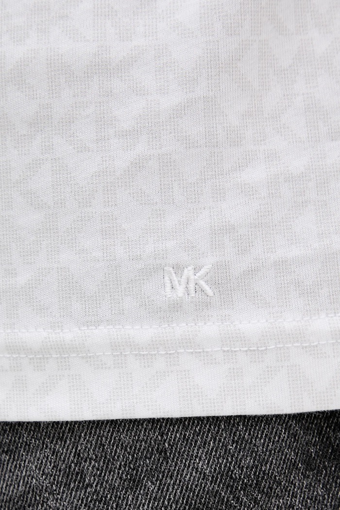 Michael Kors tričko pánské bavlněné CS5529A5KS bílá