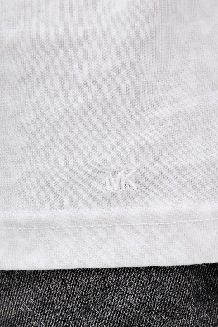 Michael Kors tričko pánské bavlněné CS5529A5KS bílá