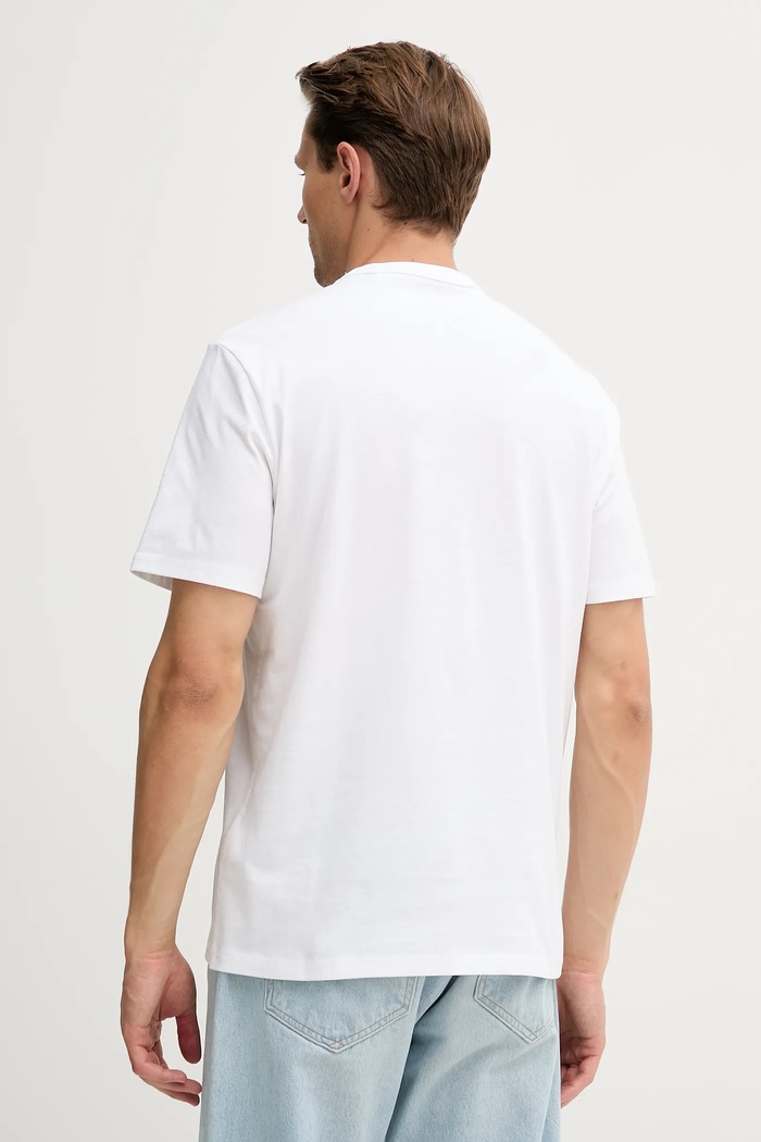 Odzież Guess T-shirt bawełniany 4G M5YI22.K8FQ4 biały