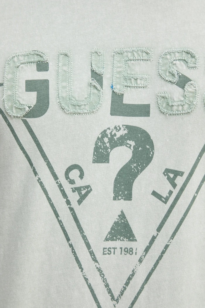 Bavlněné tričko Guess M5YI42.KBW41 zelená