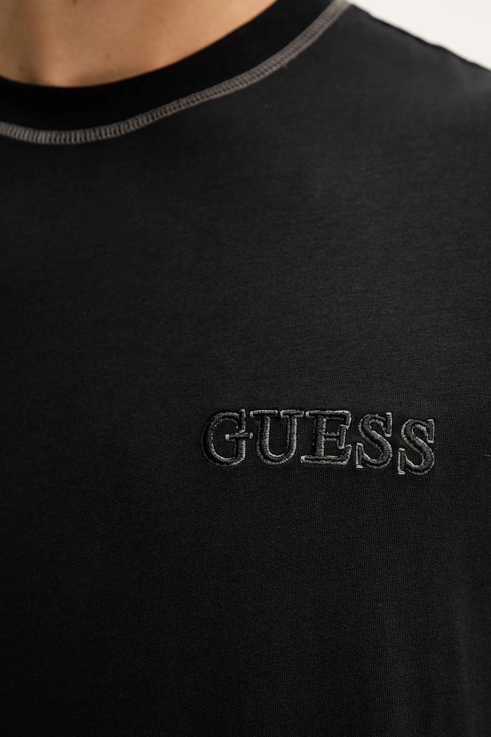 Guess t-shirt bawełniany U5RI01.KCAM1 czarny