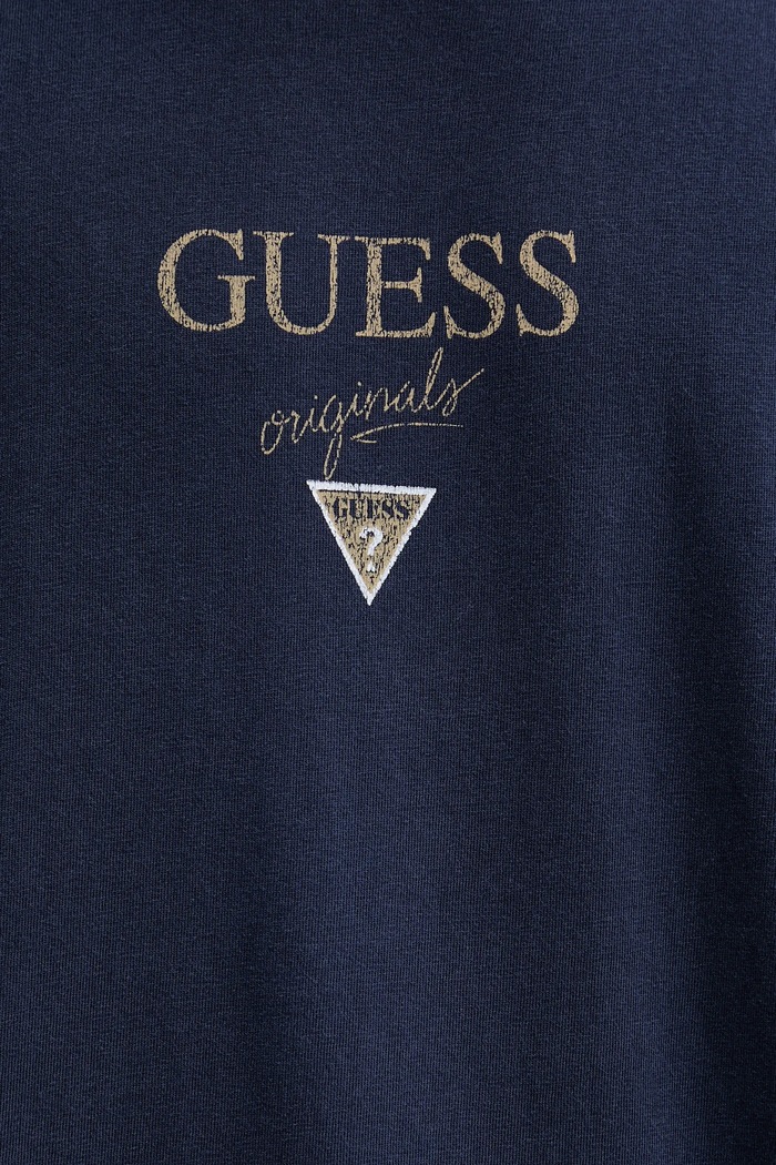 Bavlnené tričko Guess Originals M5GI69.K8FQ4 tmavomodrá