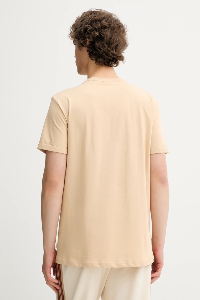 Odzież Les Deux t-shirt bawełniany Norregaard 1000201 beżowy