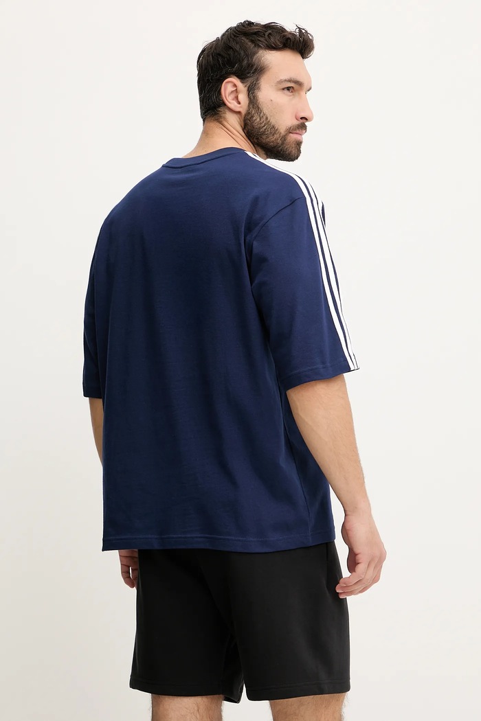 Odzież adidas Originals t-shirt bawełniany Adicolor JP1059 granatowy