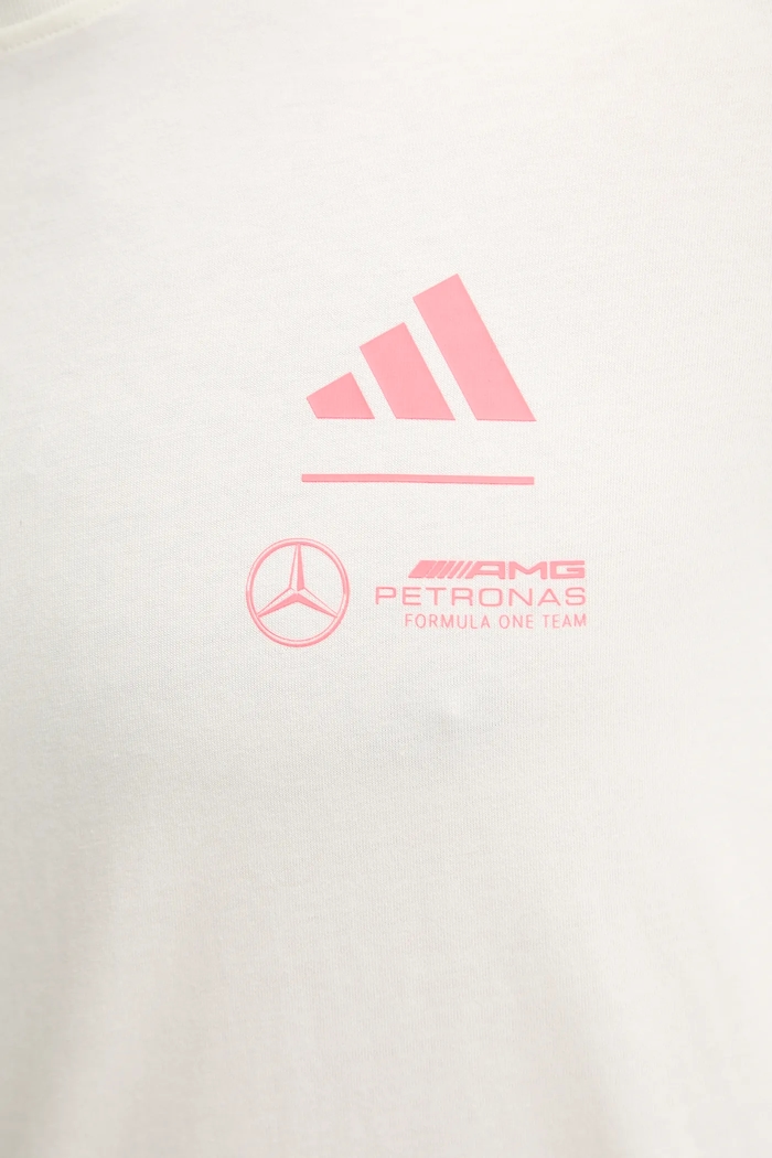 adidas t-shirt bawełniany x Mercedes JX4285 beżowy