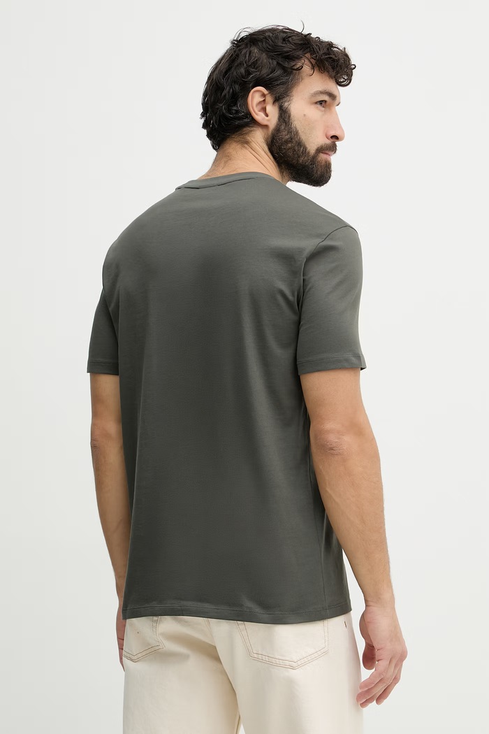 Oblečenie Armani Exchange basic tričko pánske bavlnené XM001280.AF10361 zelená
