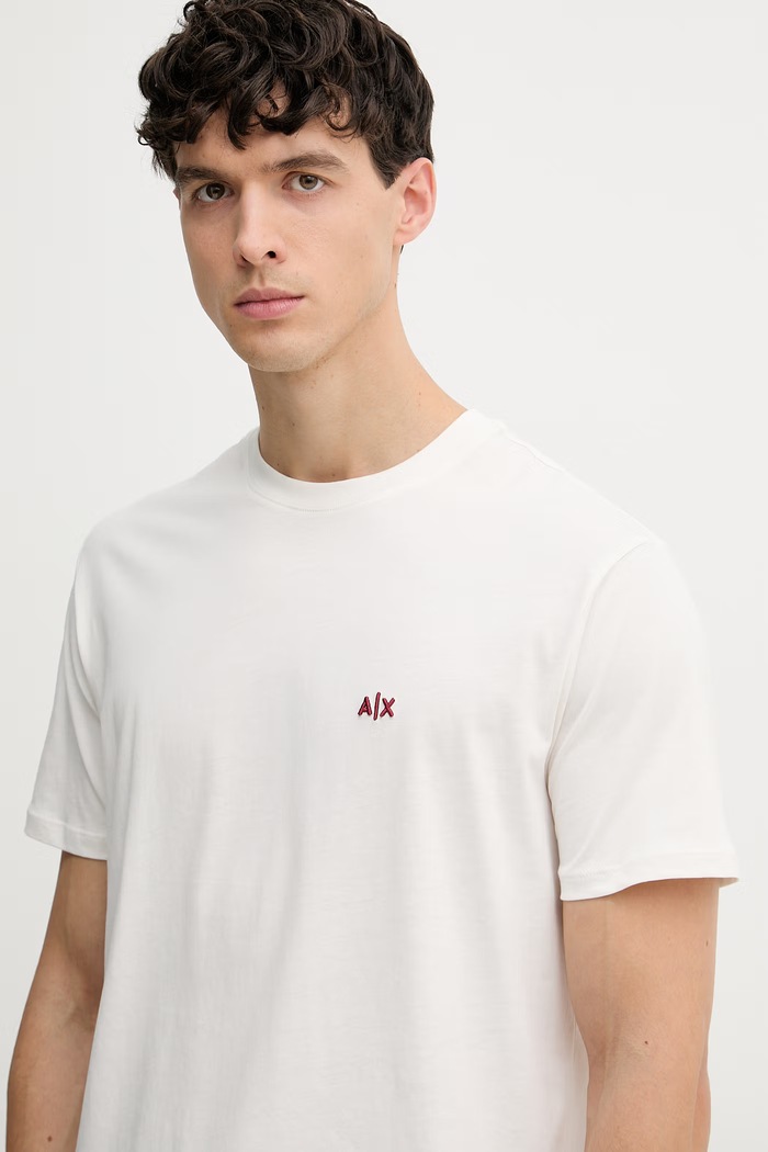 Armani Exchange tričko pánske bavlnené béžová XM001568.AF10358