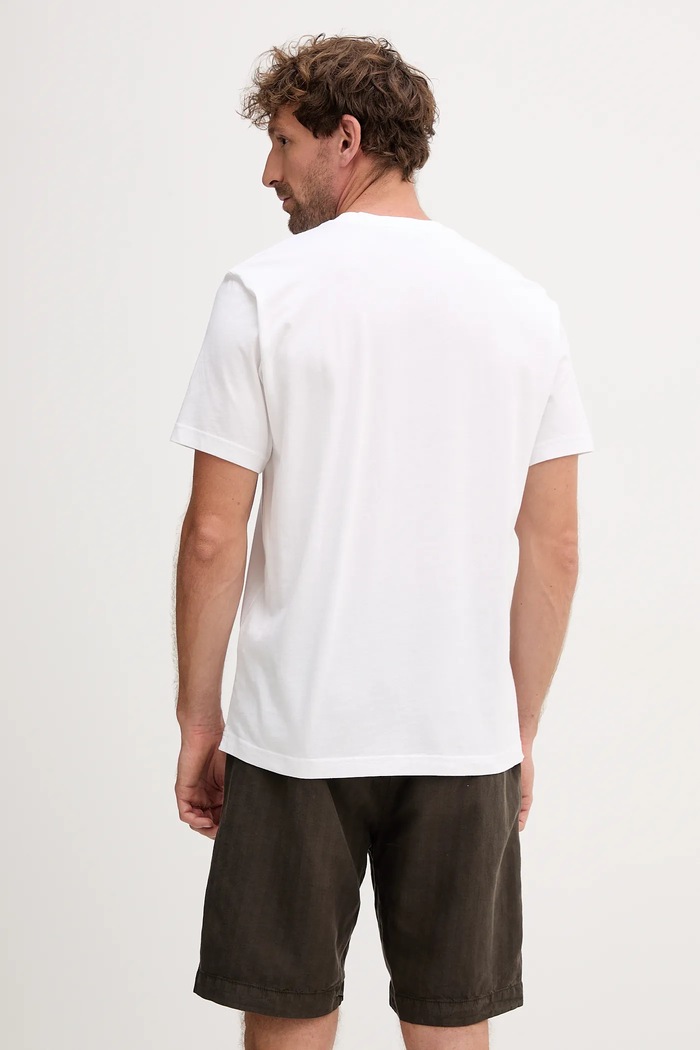 Oblečenie Bavlnené tričko Frescobol Carioca 2578.01 biela