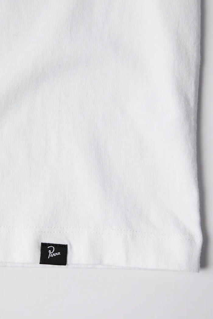 by Parra cotton t-shirt Ftp booster white 54300