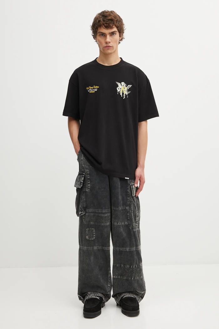 Represent cotton t-shirt Legacy Cherubs MLM100369 black