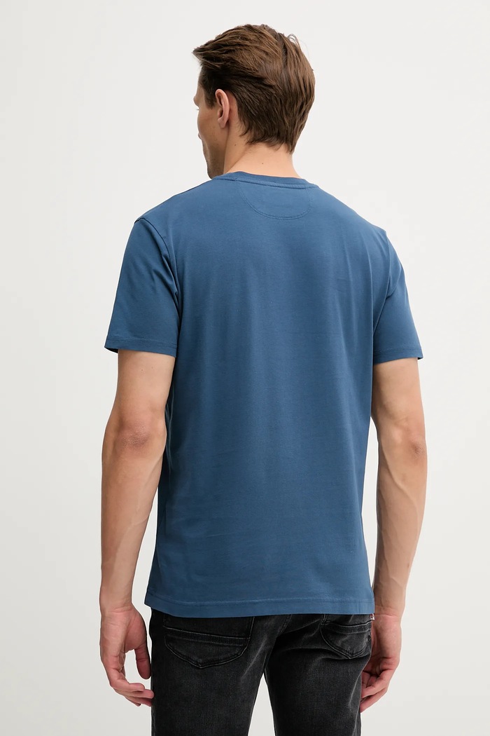 Îmbrăcăminte Hackett London tricou din bumbac HM5000002 albastru