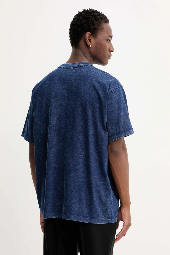 Oblečenie Bavlnené tričko Guess Jeans M5YI11.KCTG1 tmavomodrá