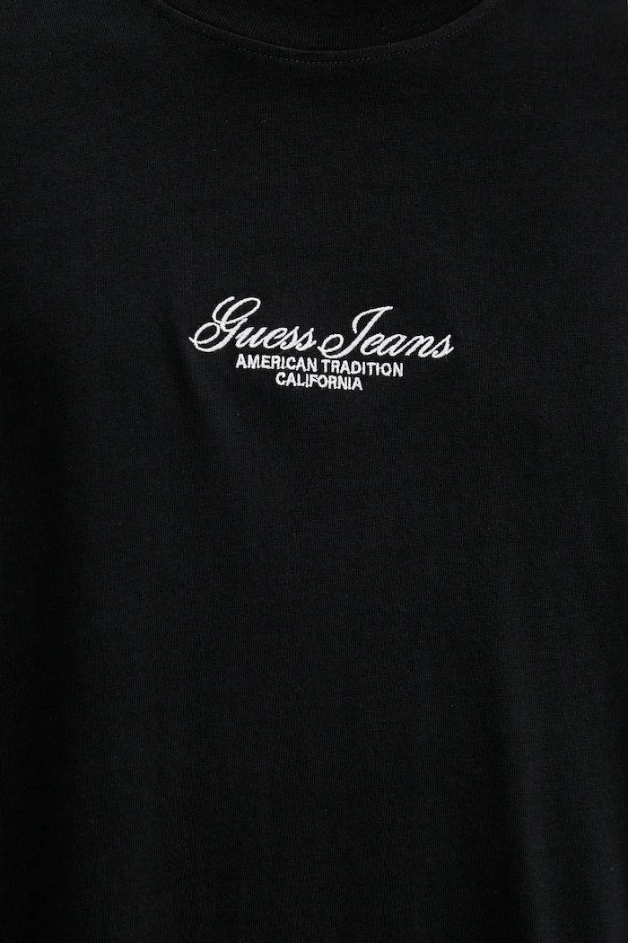 Памучна тениска Guess Jeans M5YI61.K8FQ4 черен