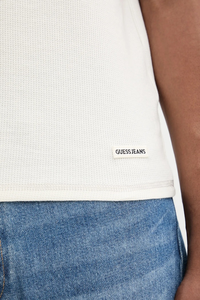 Μπλουζάκι Guess Jeans M5YI02.KCXB1 μπεζ