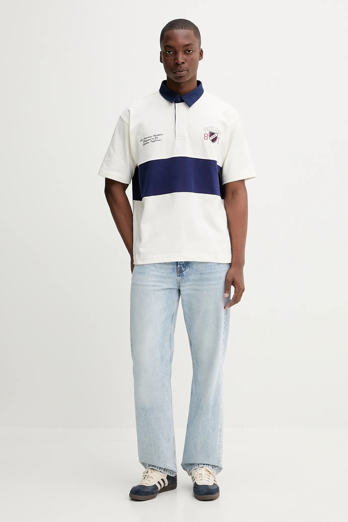 Guess Jeans polo de bumbac M5YP06.KCYM1 bej AW25
