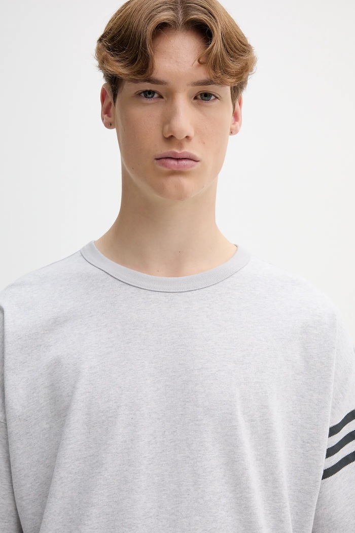 adidas Originals t-shirt bawełniany Neuclassics szary HZ3699