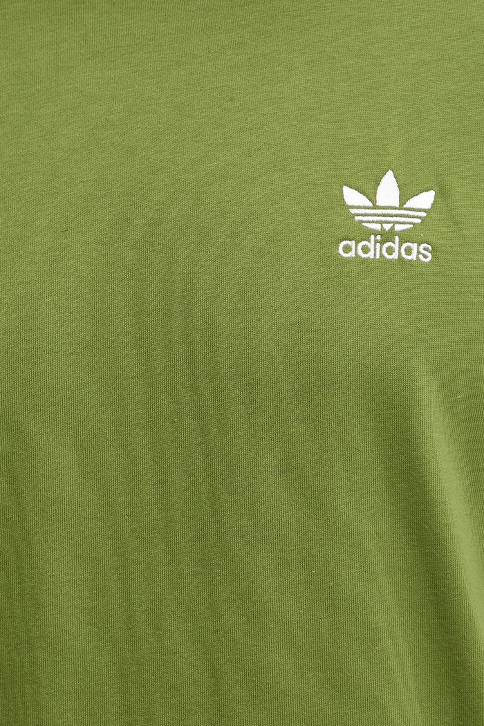 adidas Originals t-shirt bawełniany Trefoil Essential JV5938 zielony