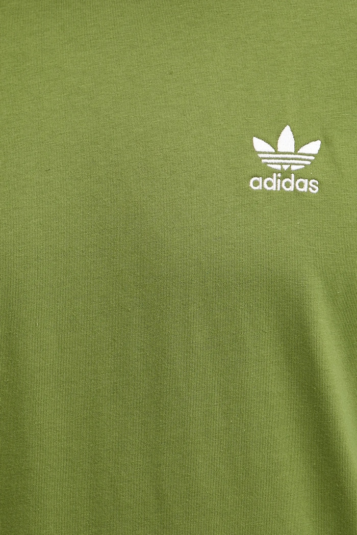 adidas Originals t-shirt bawełniany Trefoil Essential JV5938 zielony