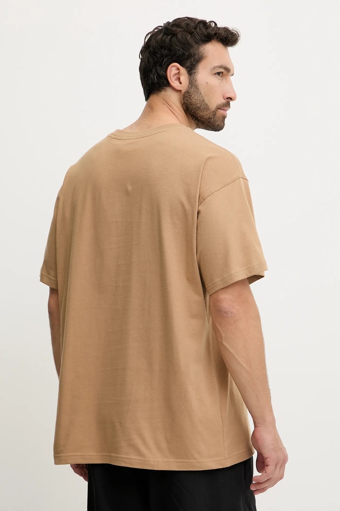 Odzież adidas Originals t-shirt bawełniany Essentials JV5944 brązowy