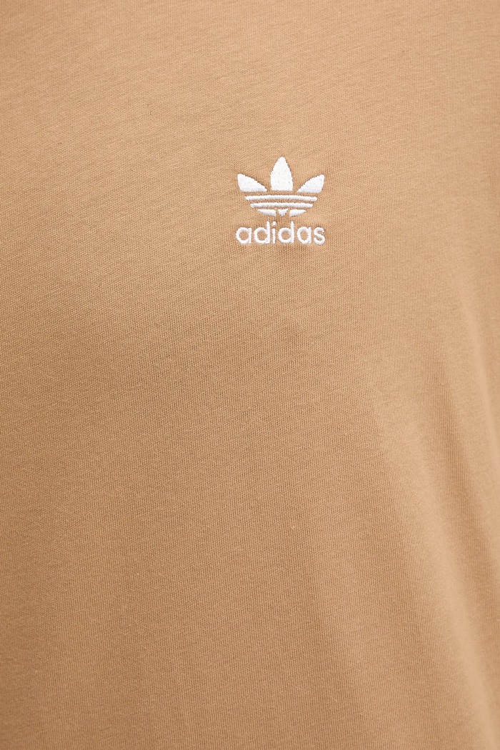 adidas Originals t-shirt bawełniany Essentials JV5944 brązowy