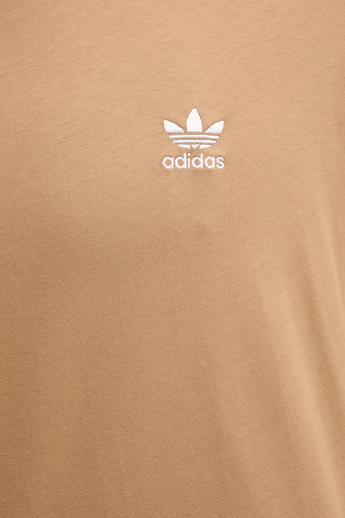 adidas Originals t-shirt bawełniany Essentials JV5944 brązowy